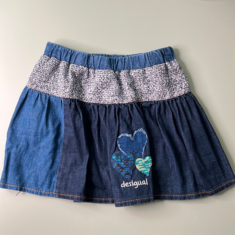 Desigual denim skirt - size 7/8
